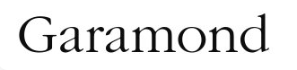 Garamond Font