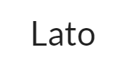 Lato Font