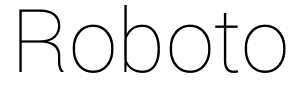 Roboto Font